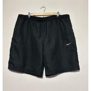 Nike Shorts Mens XXL Black Athletic Running Mesh Lined Lightweight Polyester